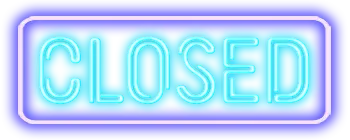 Neon Closed Sign